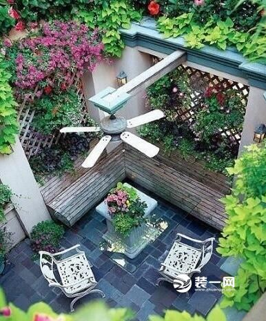 九款家庭露台花园设计 我的家就像要这样的露台小院